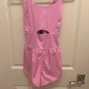 Free People Movement Righteous Runsie Pink Romper Size Small